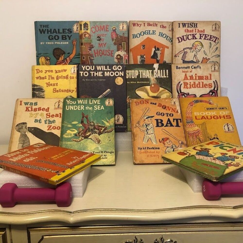 Dr Suess Vintage Book Club Books - 1960's - Lot of 14 books